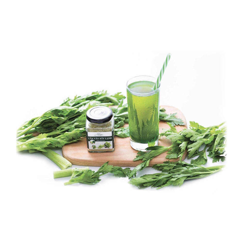 uống bột cần tây sấy lạnh có tốt không