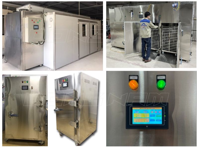 Máy sấy thuốc đông y có nhiều model khác nhau giúp sấy đa dạng quy mô