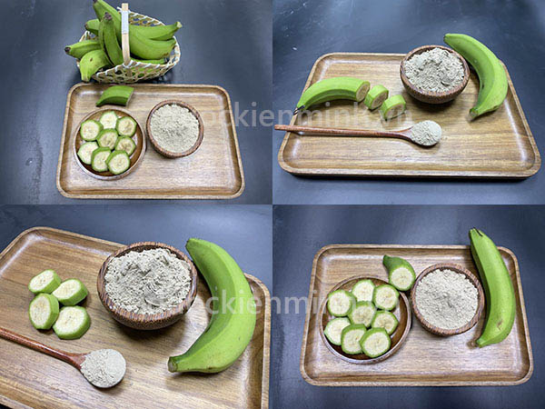 Chuối xanh sấy lạnh giữ màu sắc đẹp hơn 