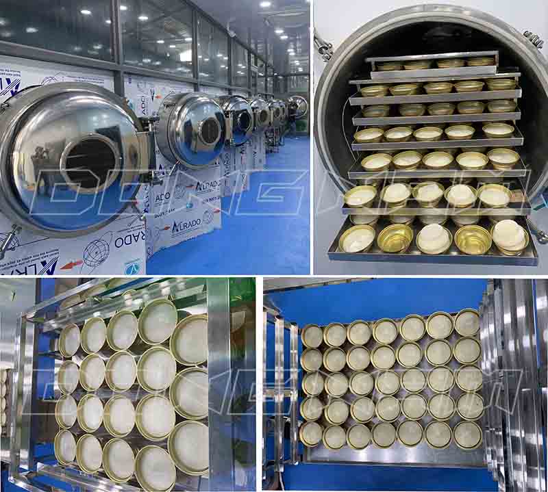 Khách Đông Nam sử dụng máy sấy thăng hoa công nghiệp sấy khô đều, đẹp mắt