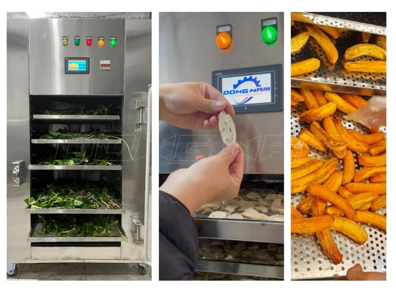 Phương pháp sấy nhiệt rau củ quả được sử dụng rộng rãi và phổ biến