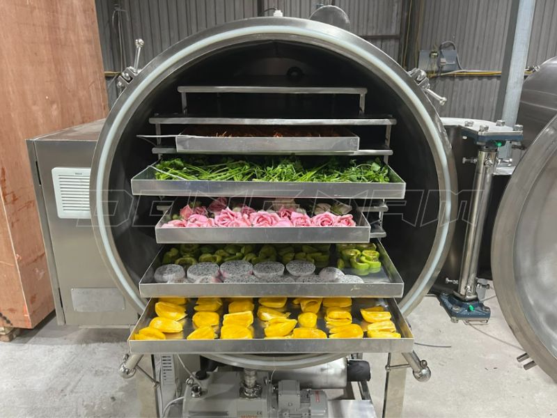 Máy sấy thăng hoa sấy giữ nguyên màu sắc, mùi vị