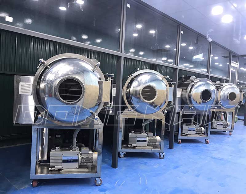 Lắp đặt 6 máy sấy thăng hoa công nghiệp 50kg đến nhà máy khách