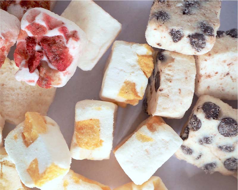 Sữa chua sấy thăng hoa ngon, tốt cho sức khỏe, hình dáng bắt mắt