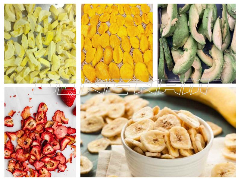 trái cây sấy lạnh