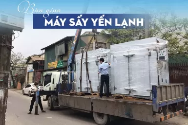 Bàn giao máy sấy yến lạnh ở Khánh Hòa
