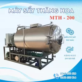 Máy sấy thăng hoa 200kg Máy sấy thăng hoa 200kg