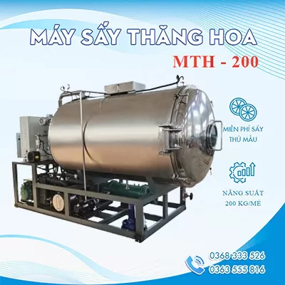 Máy sấy thăng hoa 200kg
