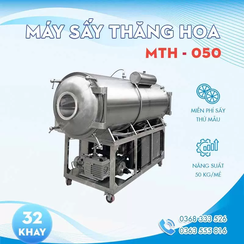 Máy sấy thăng hoa 50kg