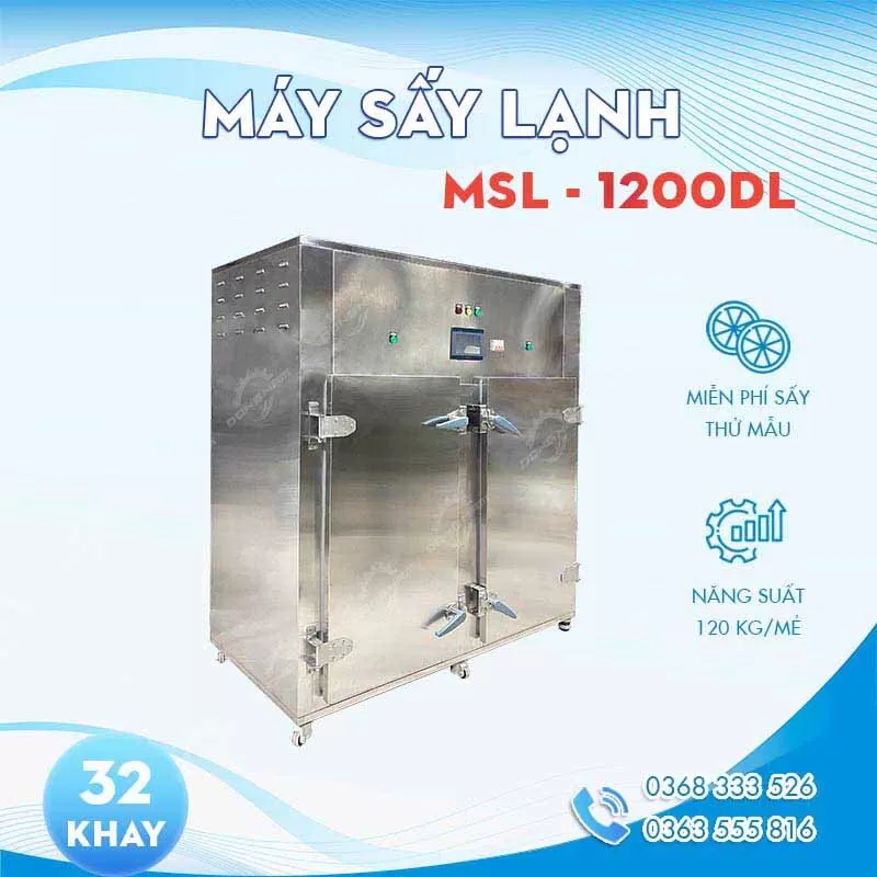 Máy sấy lạnh 120kg